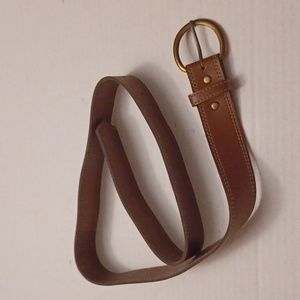 $4 Add-on Brown Faux-Leather Belt -  Size Small (Women)